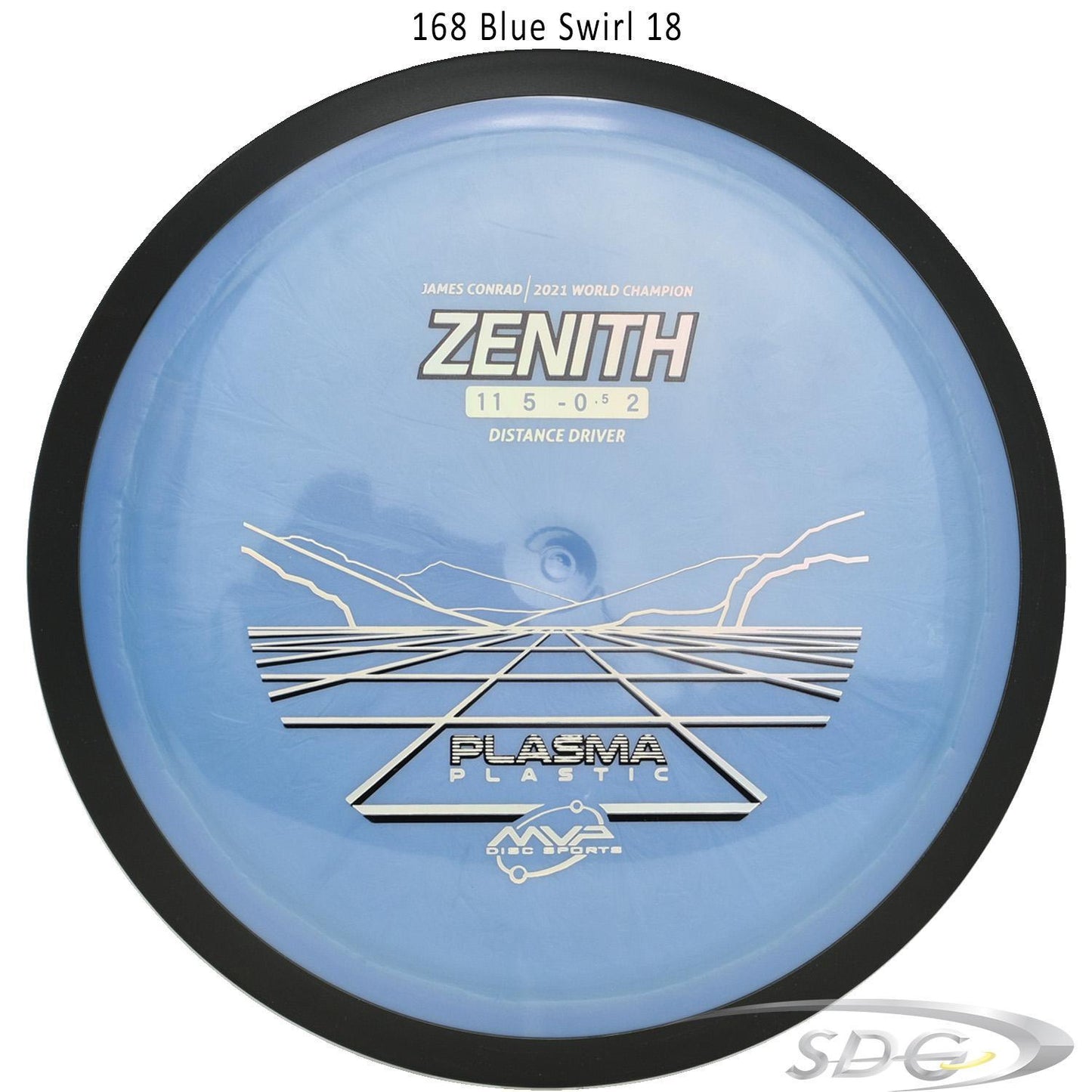 mvp-plasma-zenith-disc-golf-distance-driver 168 Blue Swirl 18 
