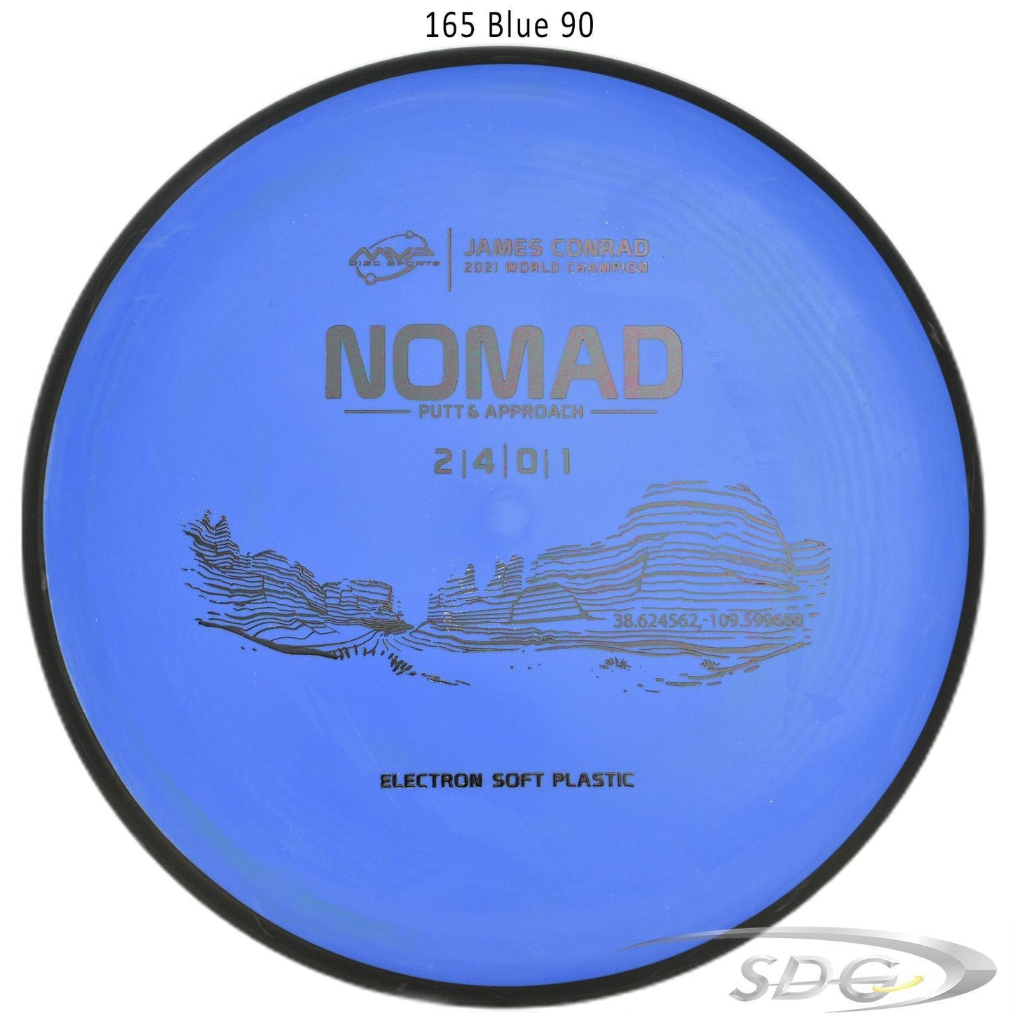 mvp-electron-nomad-soft-james-conrad-edition-disc-golf-putter-1 165 Blue 90 