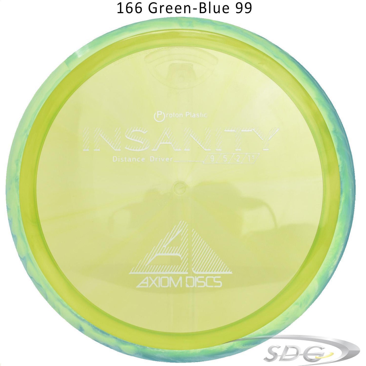 axiom-proton-insanity-disc-golf-distance-driver 166 Green-Blue 99 