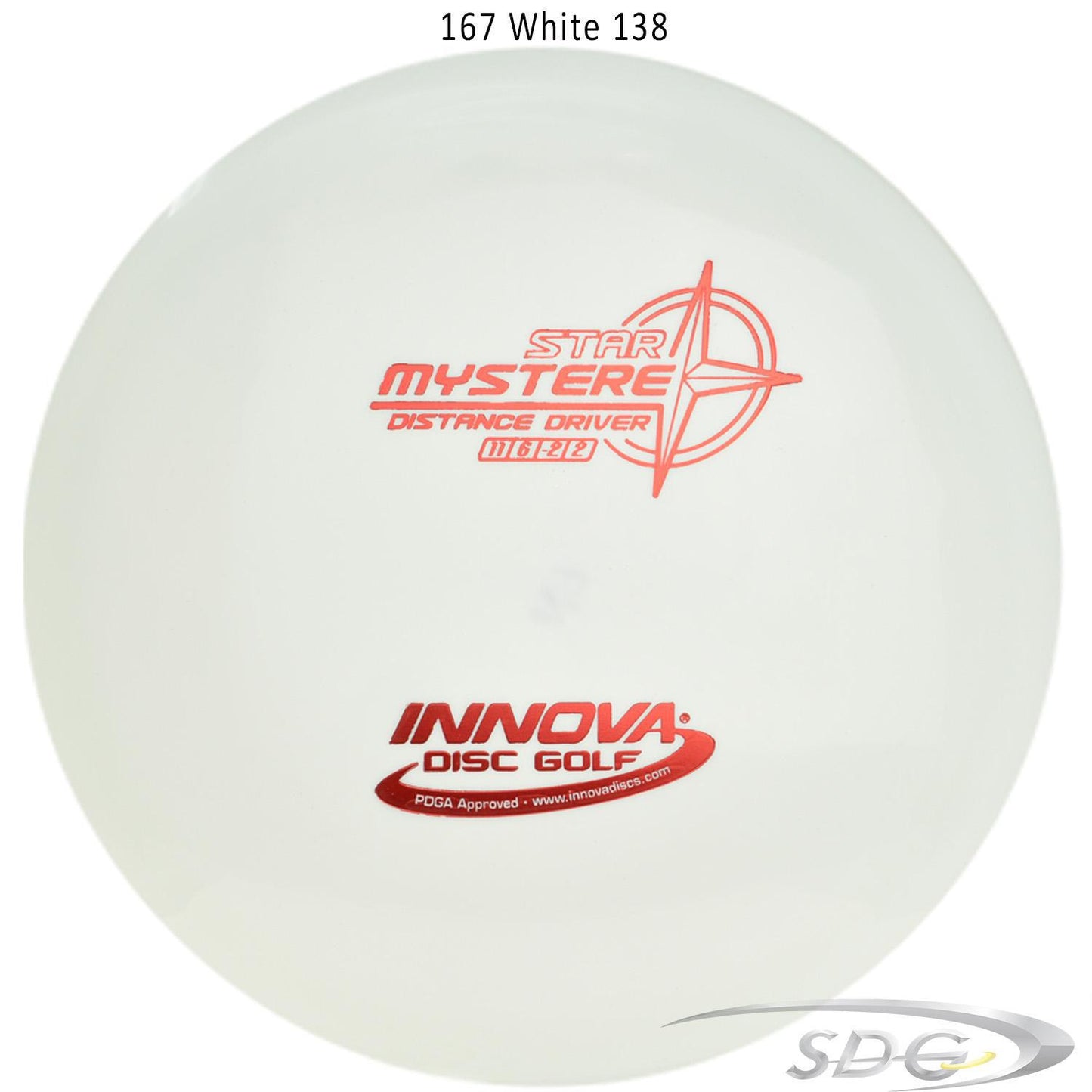innova-star-mystere-disc-golf-distance-driver 167 White 138 