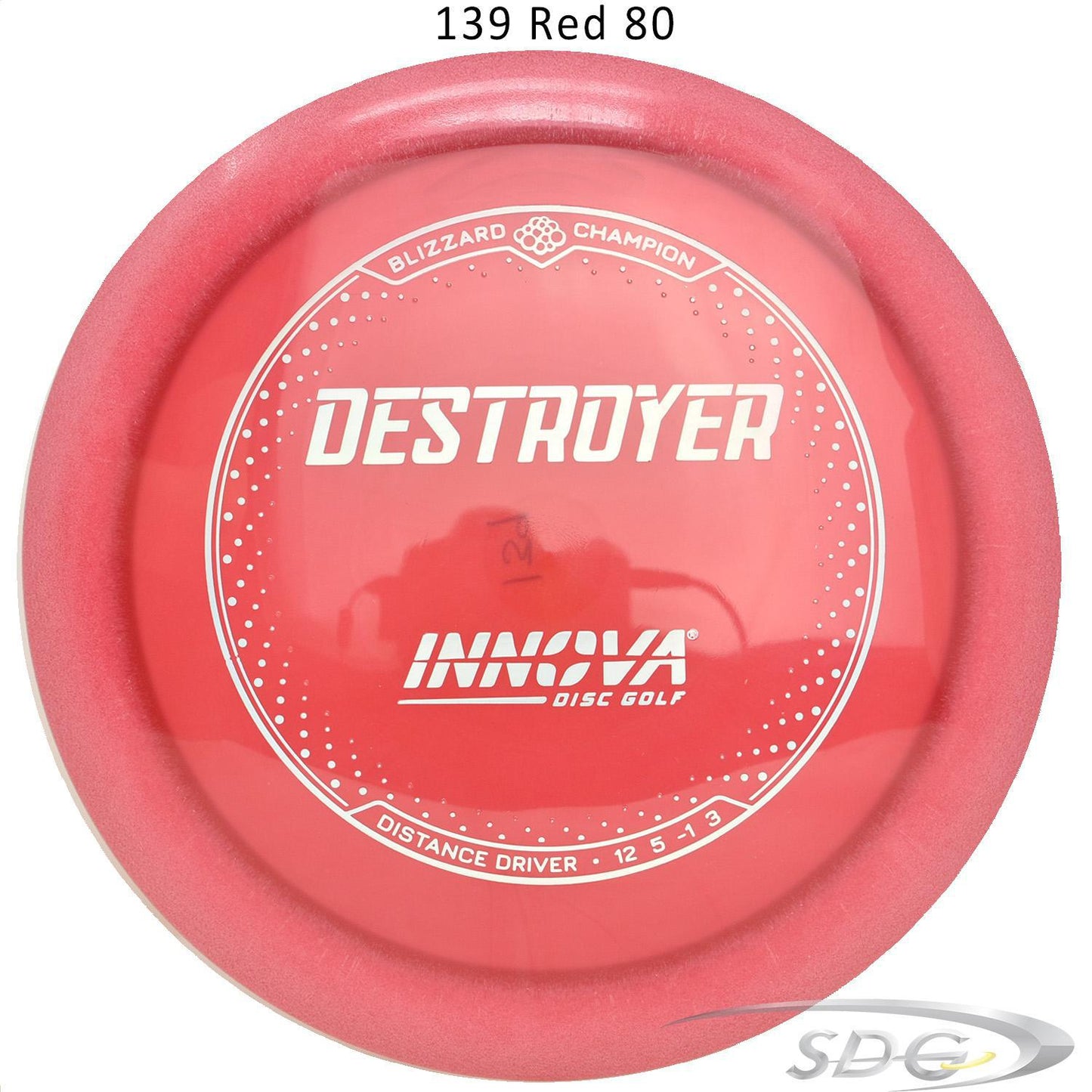 innova-blizzard-champion-destroyer-disc-golf-distance-driver 139 Red 80 