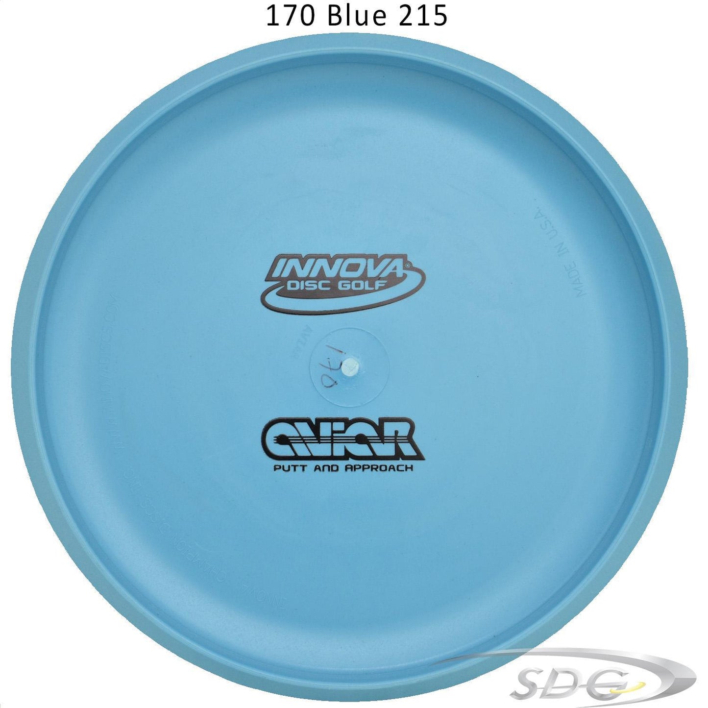 innova-dx-aviar-bottom-stamp-disc-golf-putter 170 Blue 215 