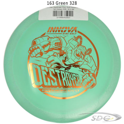 innova-star-destroyer-disc-golf-distance-driver 163 Green 328 