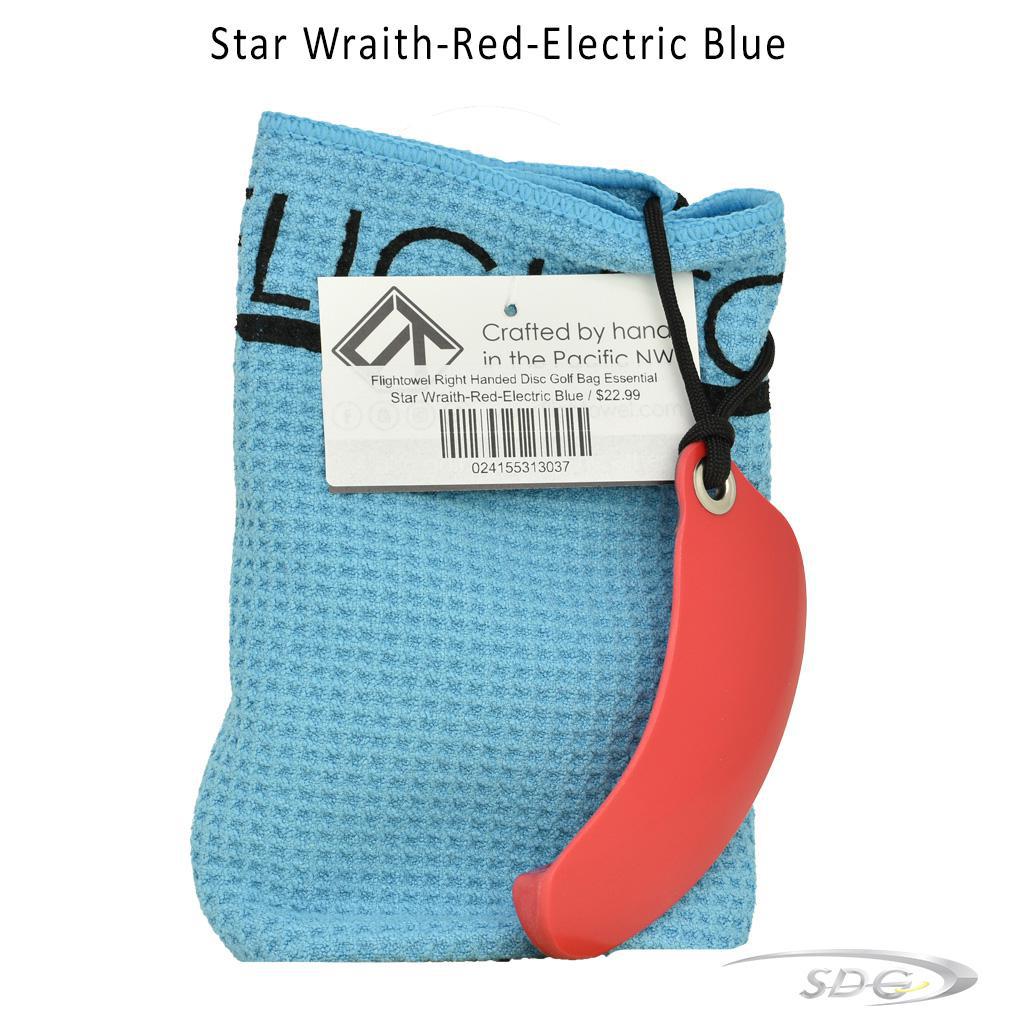 flightowel-right-handed-disc-golf-bag-essential Star Wraith-Red-Electric Blue 
