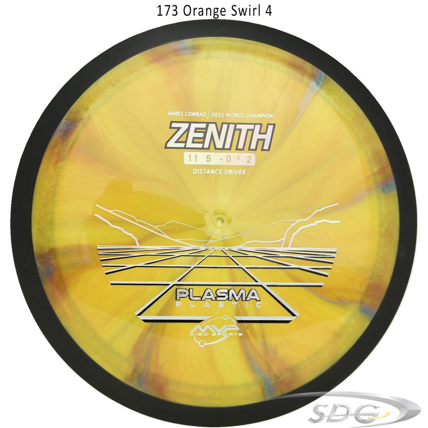 mvp-plasma-zenith-disc-golf-distance-driver 173 Orange Swirl 4 