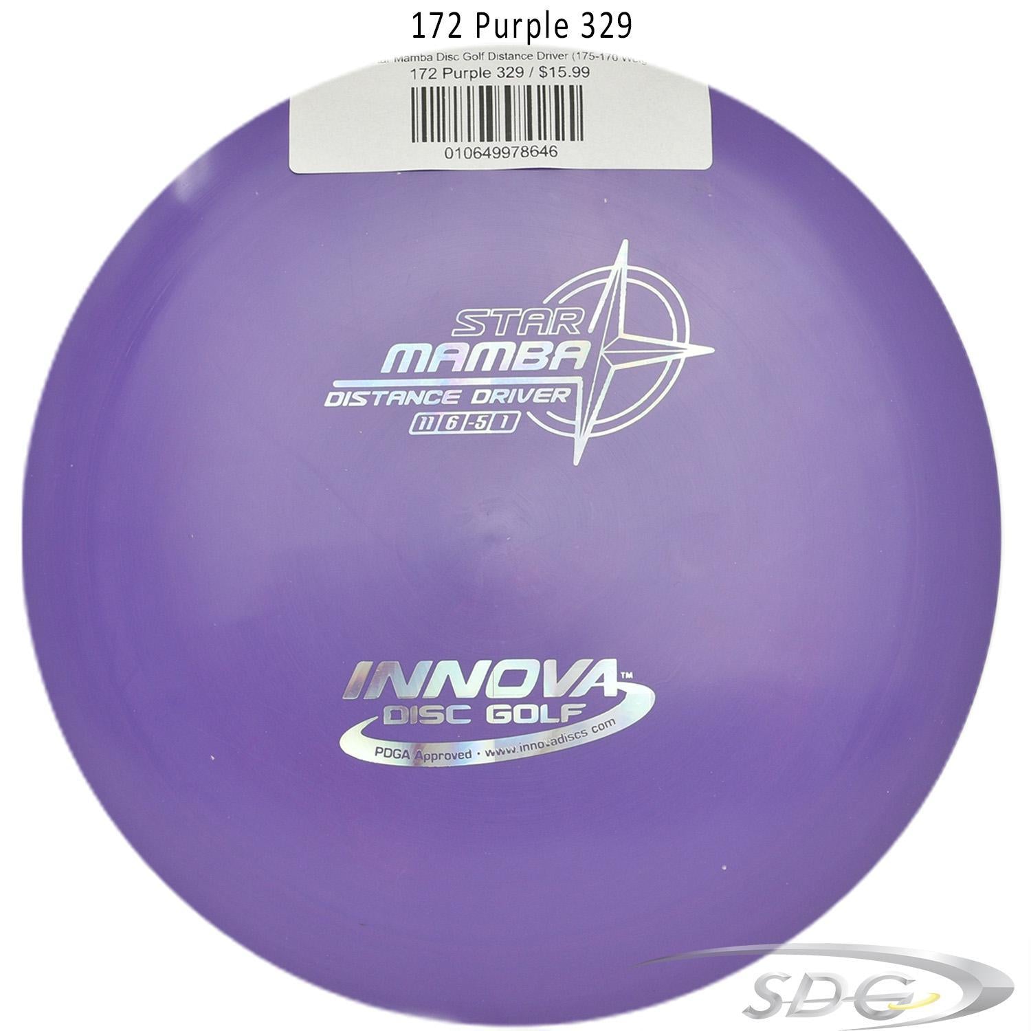 innova-star-mamba-disc-golf-distance-driver 172 Purple 329 