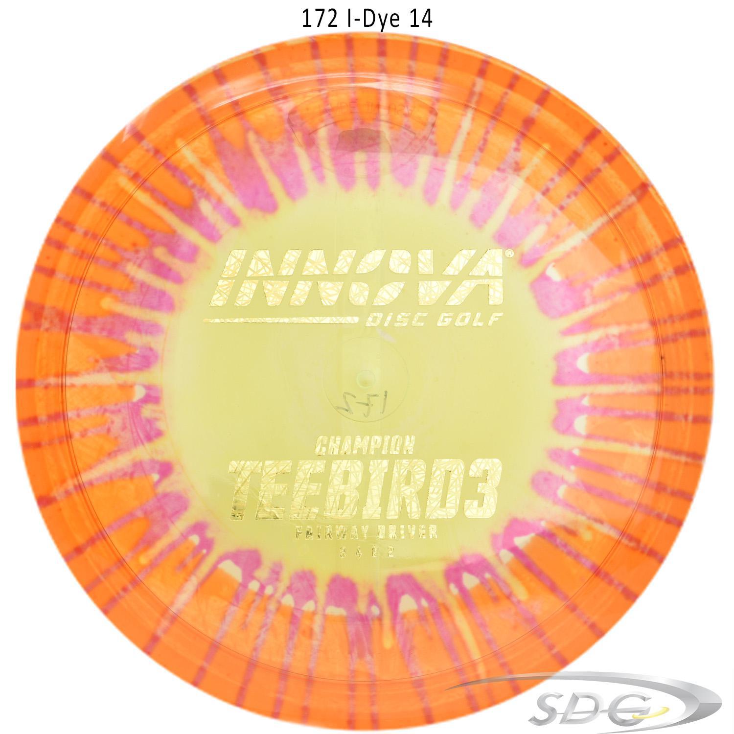 innova-champion-teebird3-i-dye-disc-golf-fairway-driver 172 I-Dye 14 