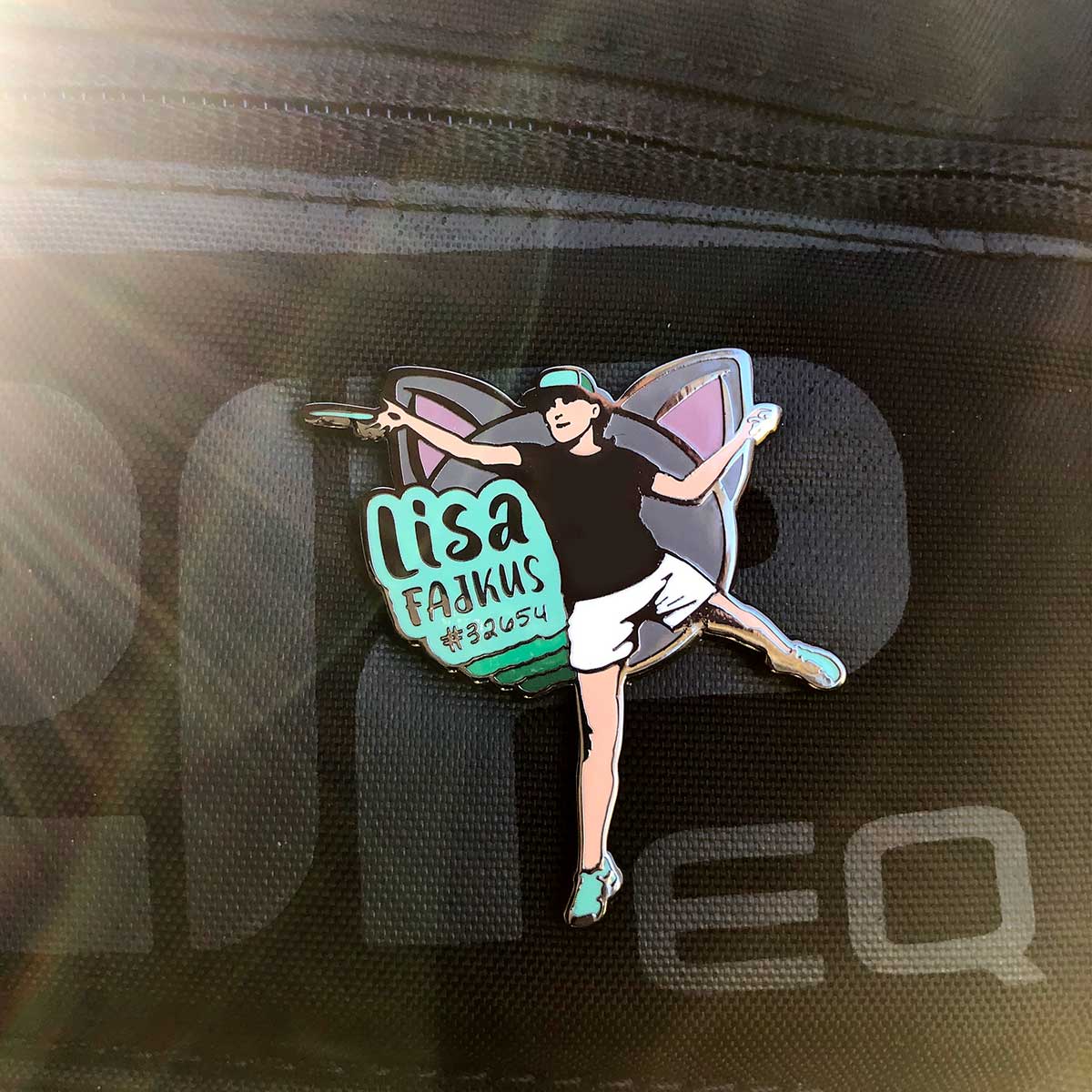 Lisa Fajkus Disc Golf Pin - Series 1