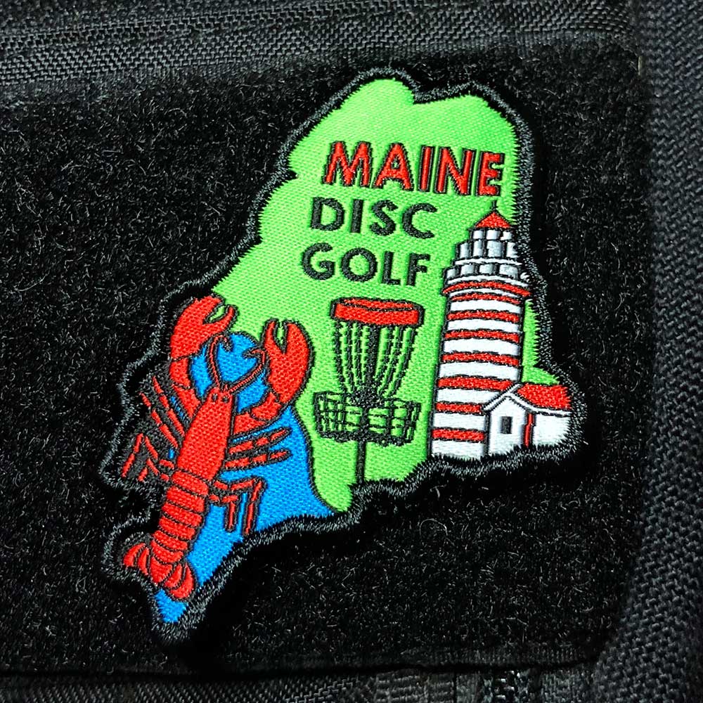 Maine Disc Golf Patch - Perfect Disc Golf Gift