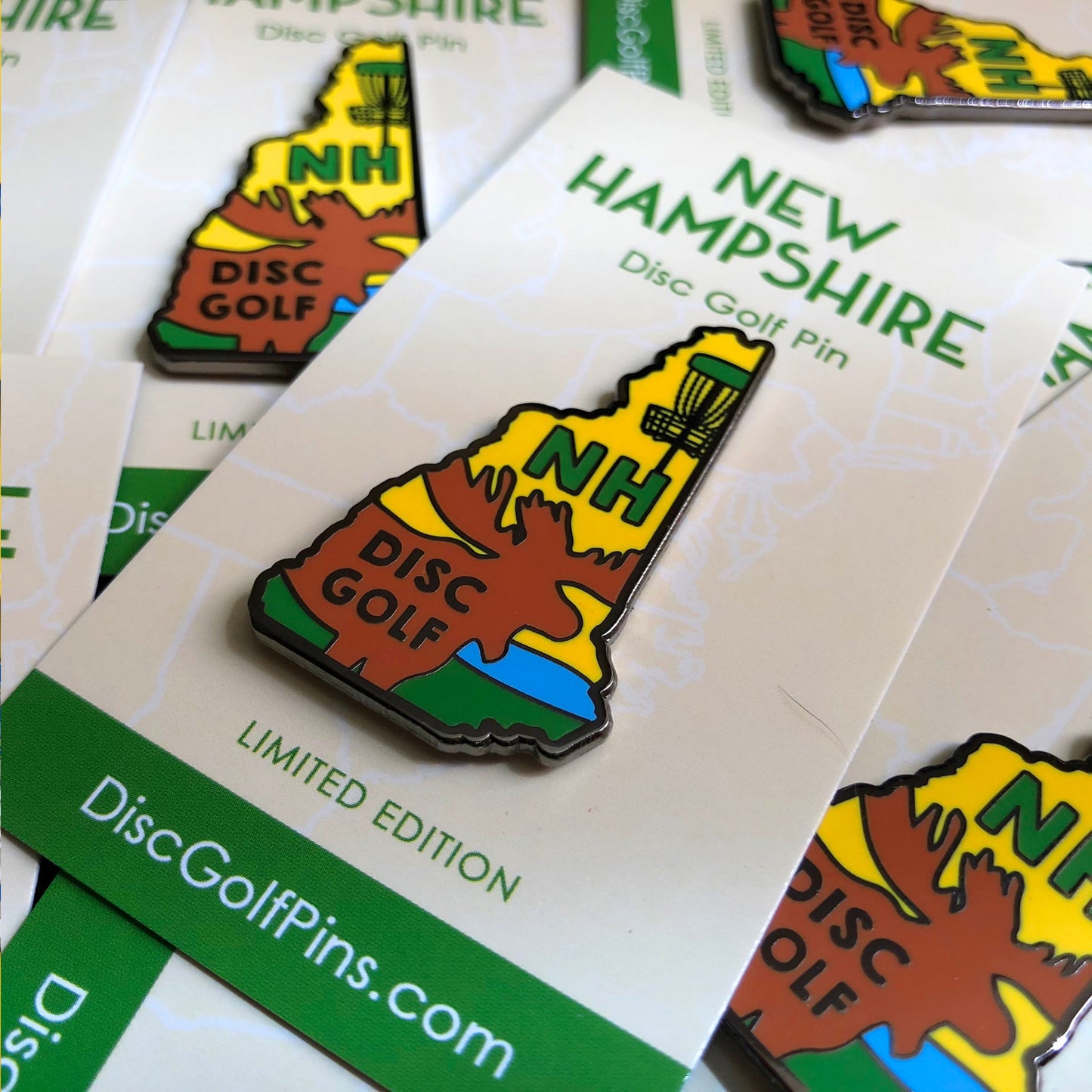 New Hampshire Disc Golf Pin