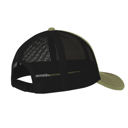 SDG Snapback Trucker Cap Goat Swish Leather Logo Patch