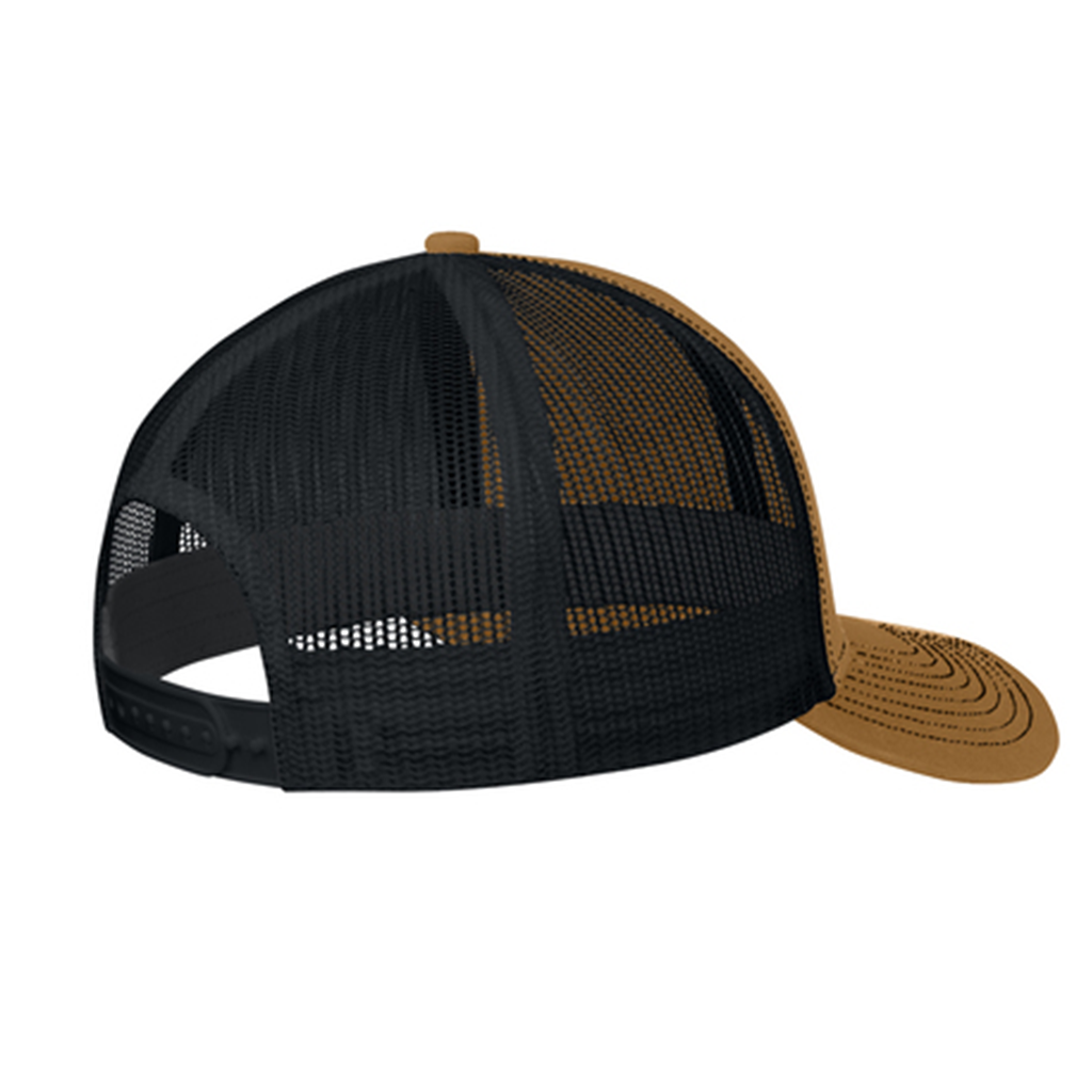 SDG Snapback Trucker Cap Goat Swish Leather Logo Patch