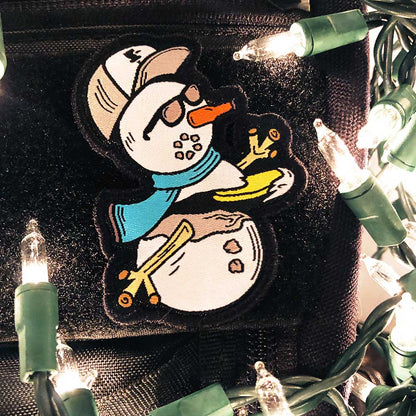 Snowman Winter Disc Golf Patch™