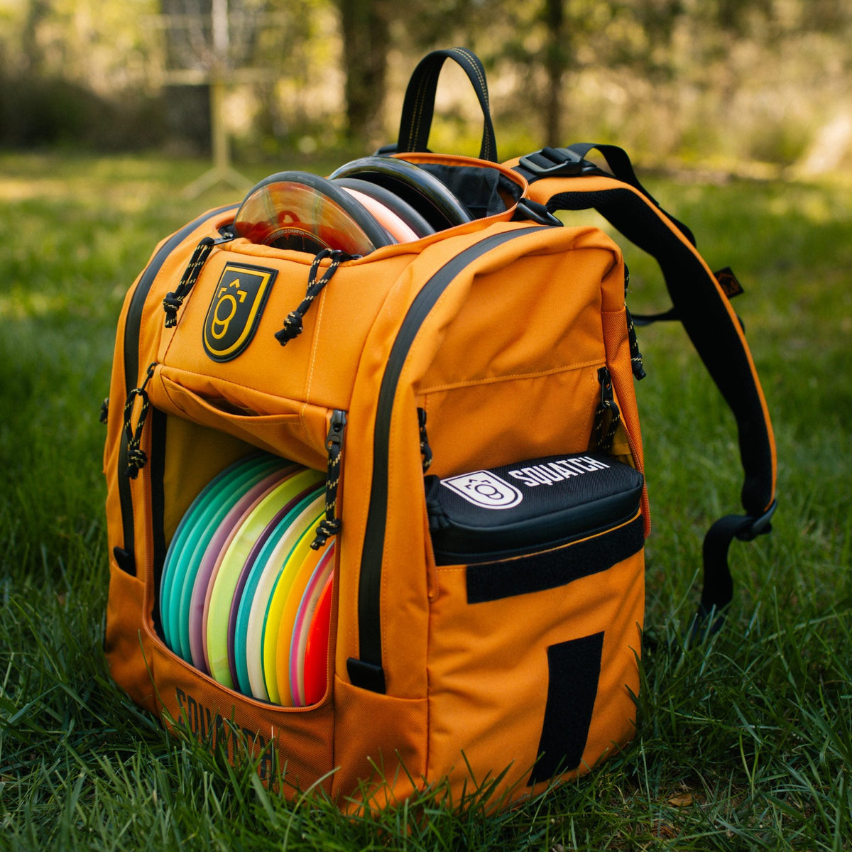 Squatch Orange Lore Disc Golf Bag
