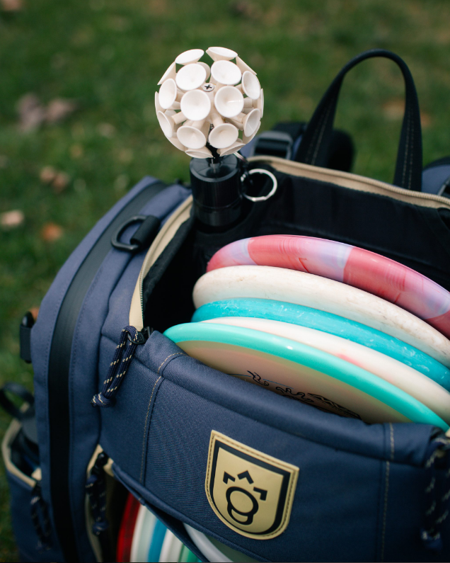Squatch Legend 3.0 Navy Disc Golf Backpack w/ Cooler Disc Golf Bags