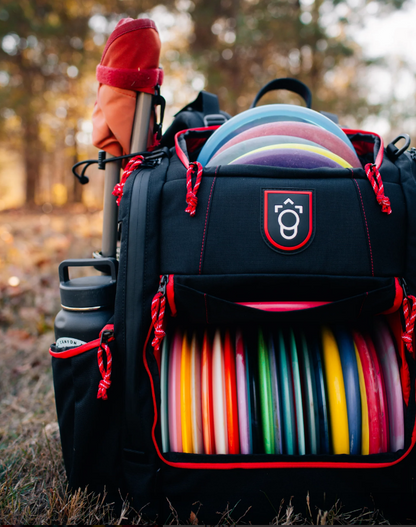 Squatch Legend 3.0 Volcanic Disc Golf Backpack w/ Cooler Disc Golf Bags