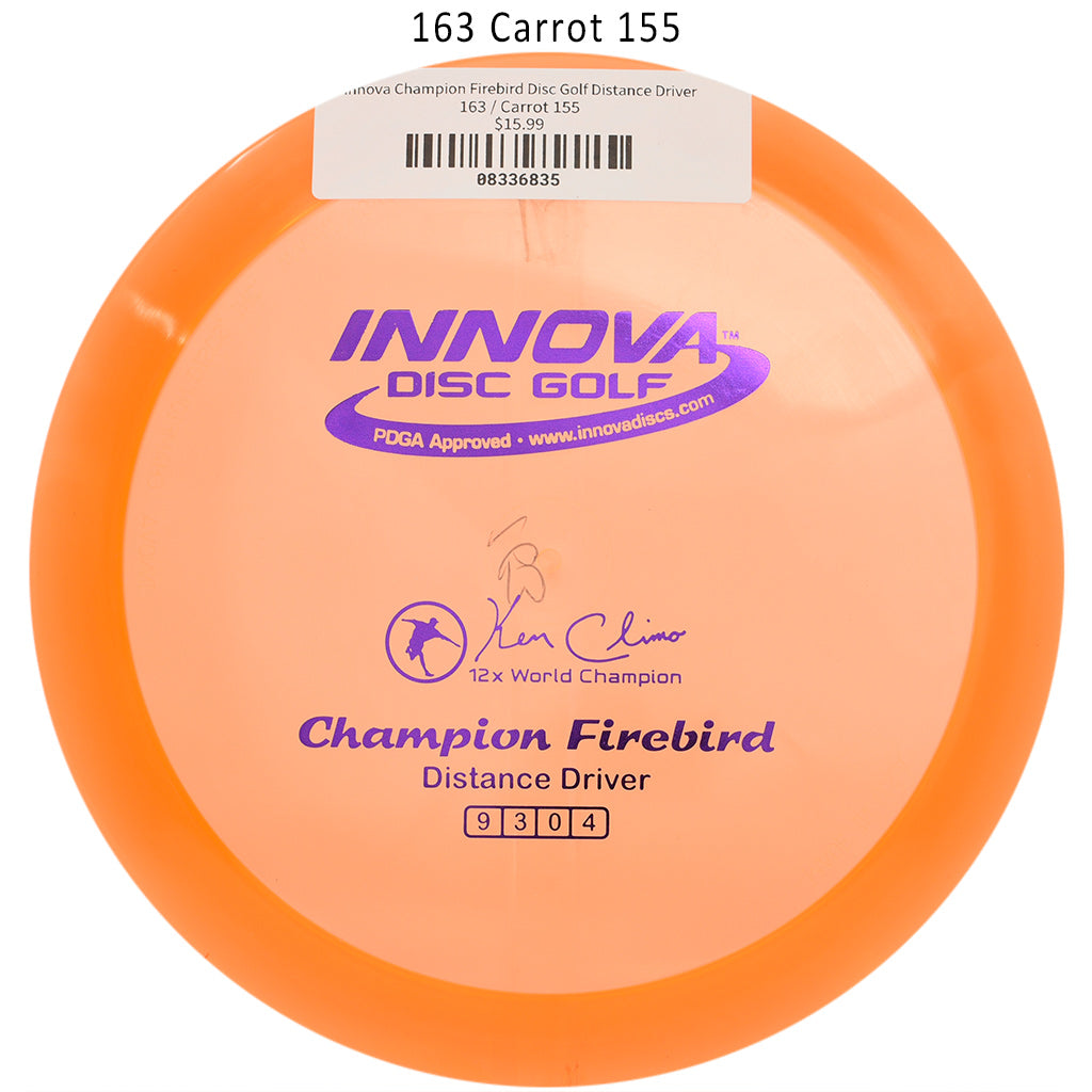 innova-champion-firebird-disc-golf-distance-driver 163 Carrot 155
