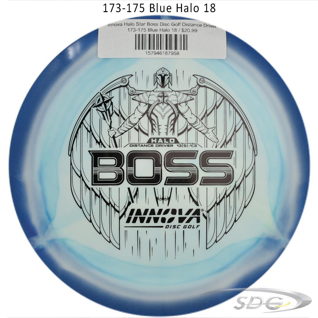 innova-halo-star-boss-disc-golf-distance-driver 173-175 Blue Halo 18 