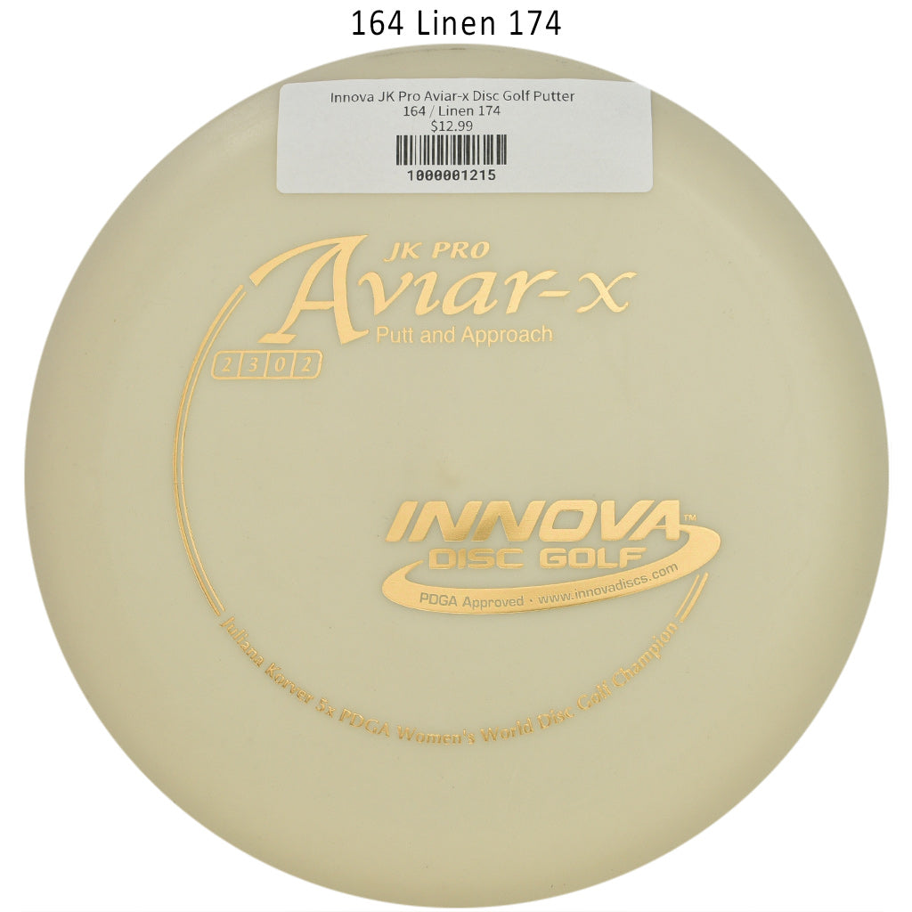 innova-jk-pro-aviar-x-disc-golf-putter 164 Linen 174