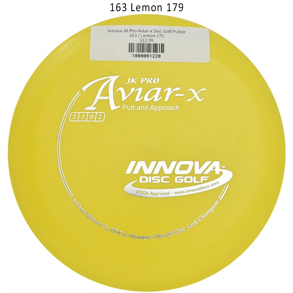 innova-jk-pro-aviar-x-disc-golf-putter 163 Lemon 179