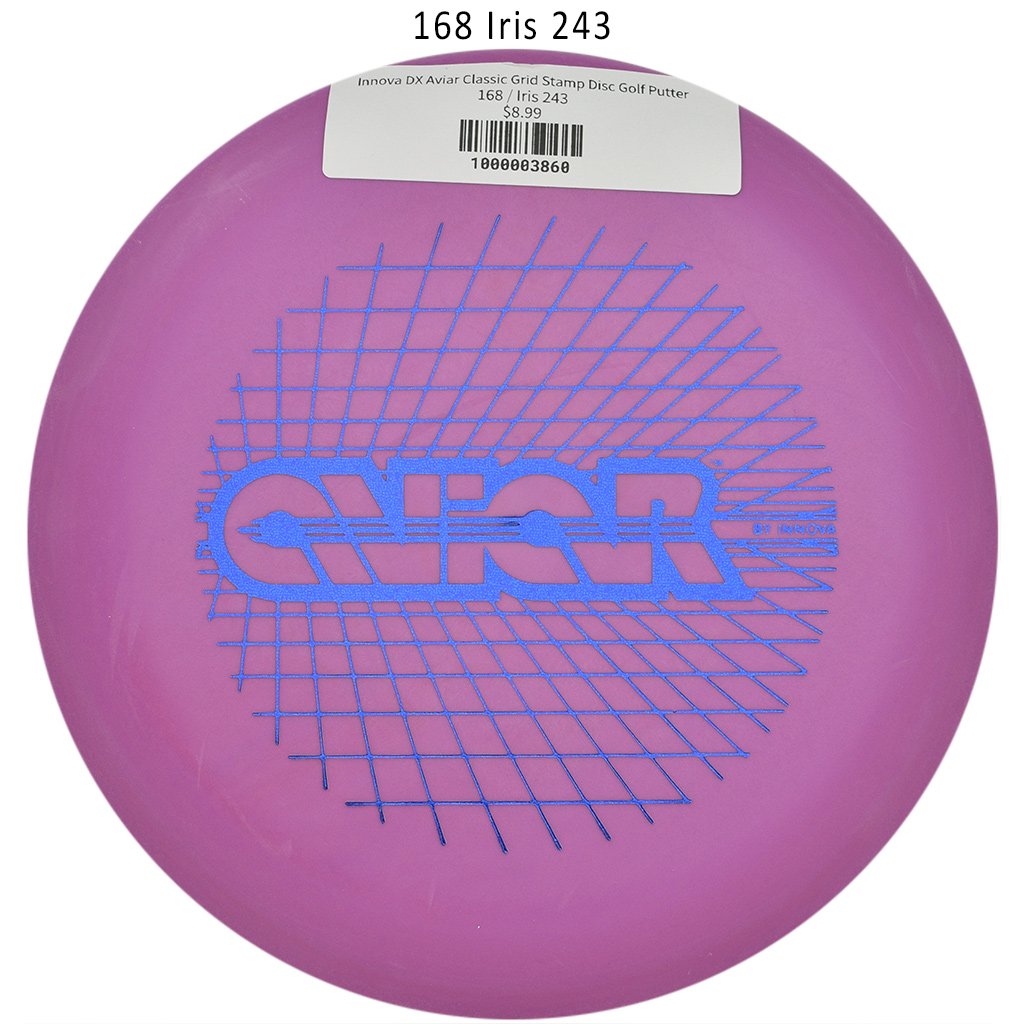 innova-dx-aviar-classic-grid-stamp-disc-golf-putter 168 Iris 243