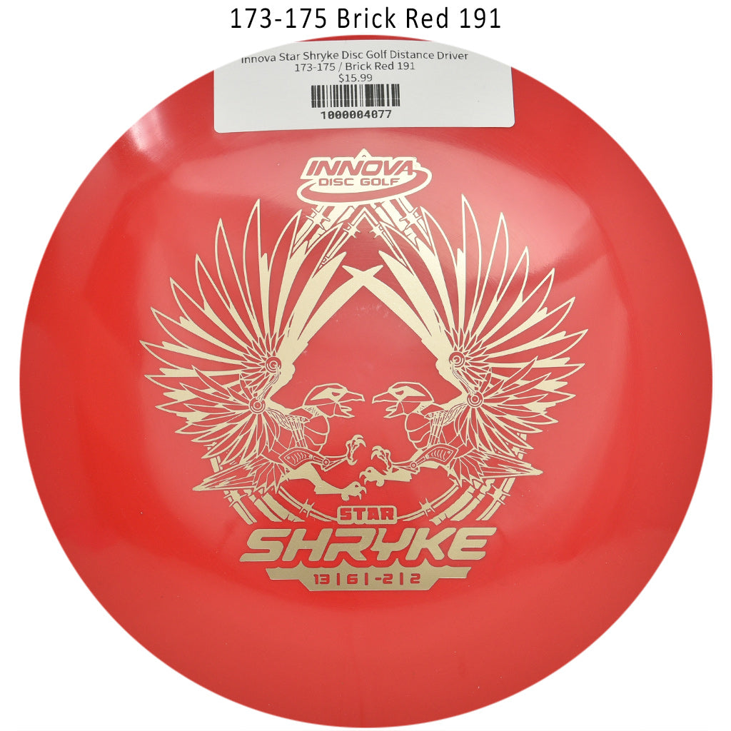 innova-star-shryke-disc-golf-distance-driver 173-175 Brick Red 191