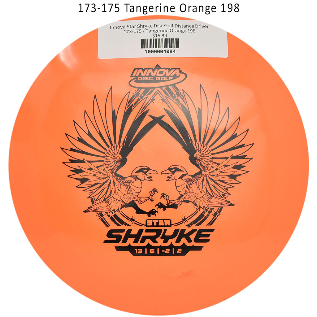 innova-star-shryke-disc-golf-distance-driver 173-175 Tangerine Orange 198