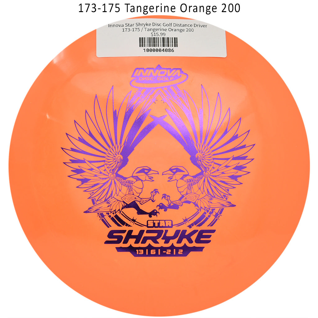 innova-star-shryke-disc-golf-distance-driver 173-175 Tangerine Orange 200