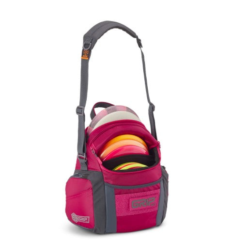 gripeq-g-g2-series-disc-golf-bag G2 Pink-Gray 
