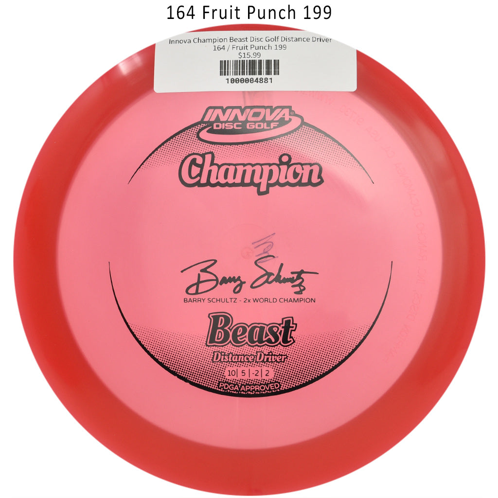 innova-champion-beast-disc-golf-distance-driver 164 Fruit Punch 199