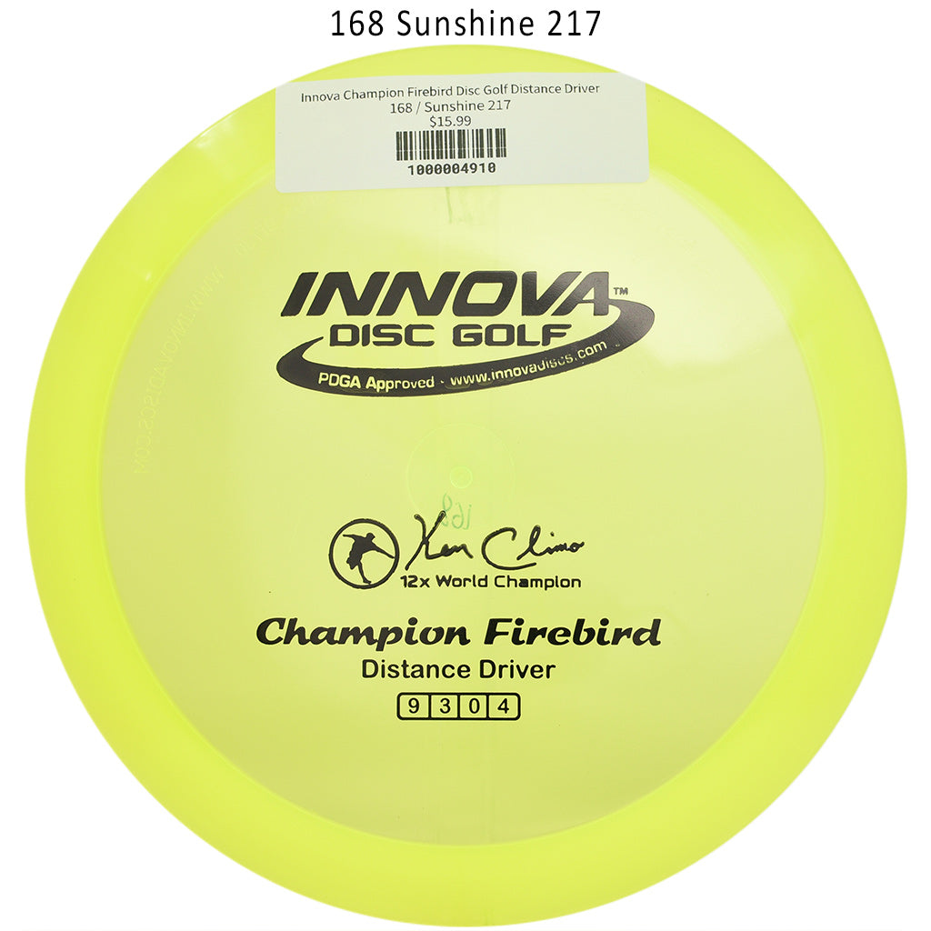 innova-champion-firebird-disc-golf-distance-driver 168 Sunshine 217