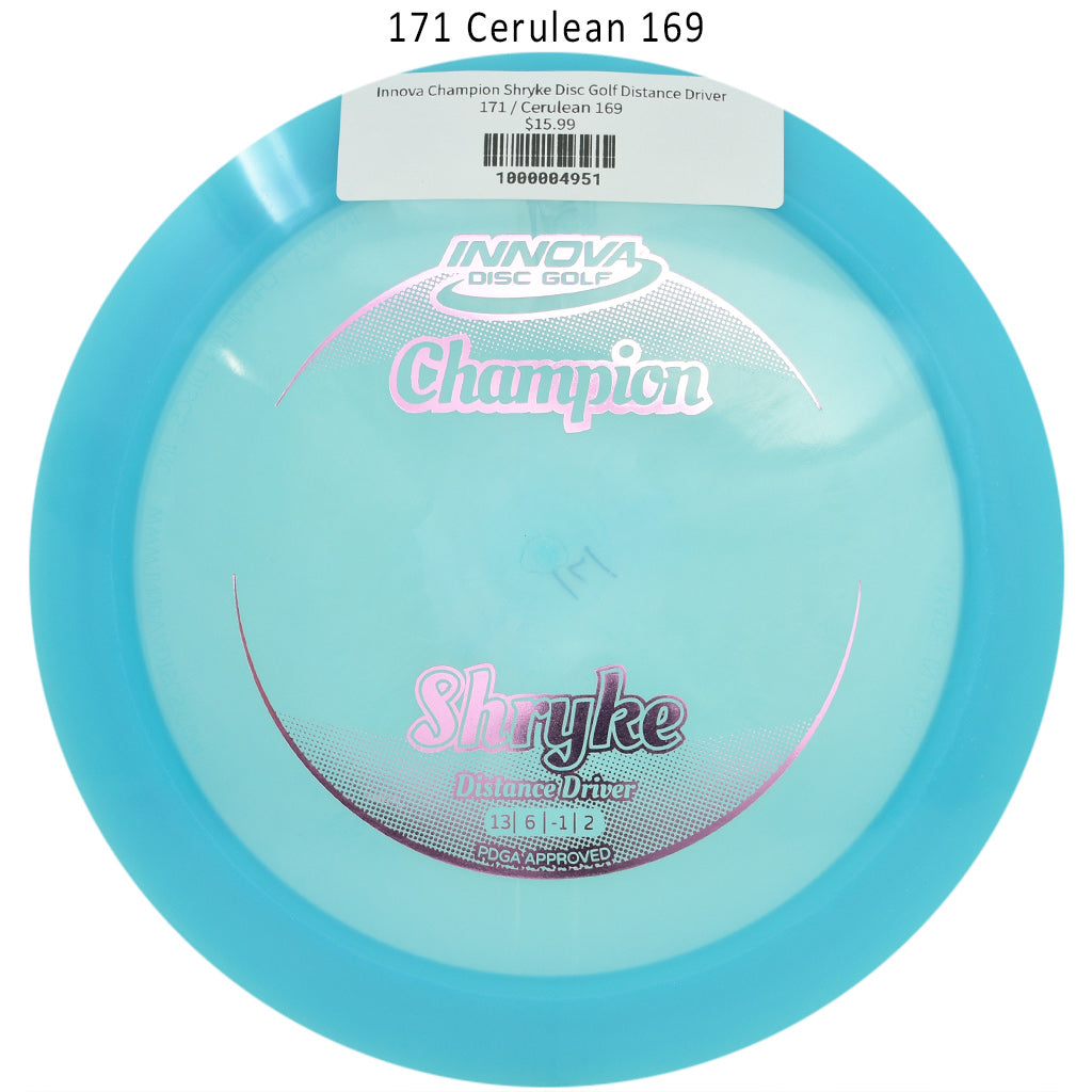 innova-champion-shryke-disc-golf-distance-driver 171 Cerulean 169