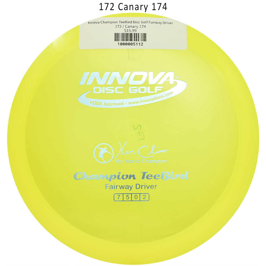 innova-champion-teebird-disc-golf-fairway-driver 172 Canary 174 