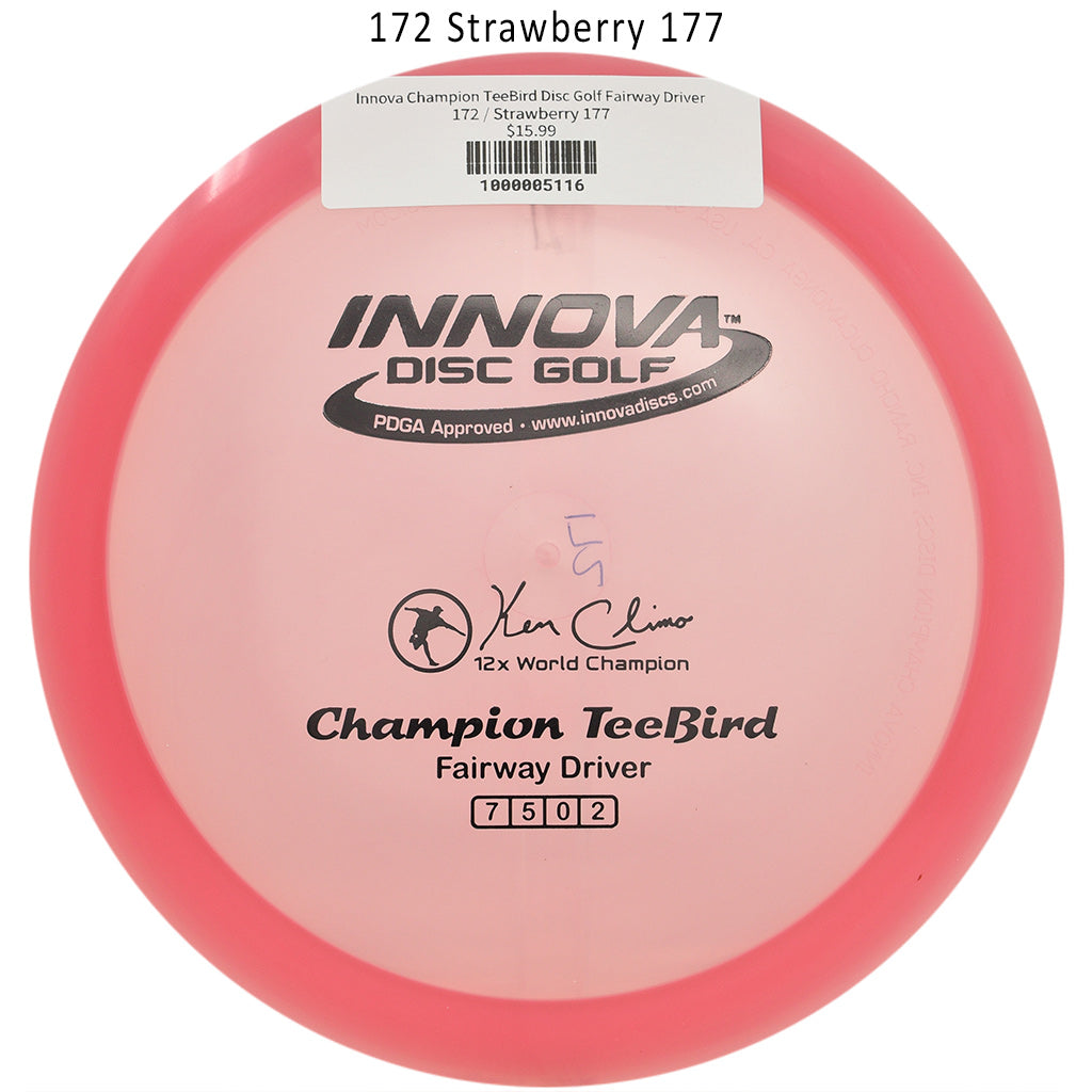 innova-champion-teebird-disc-golf-fairway-driver 172 Strawberry 177