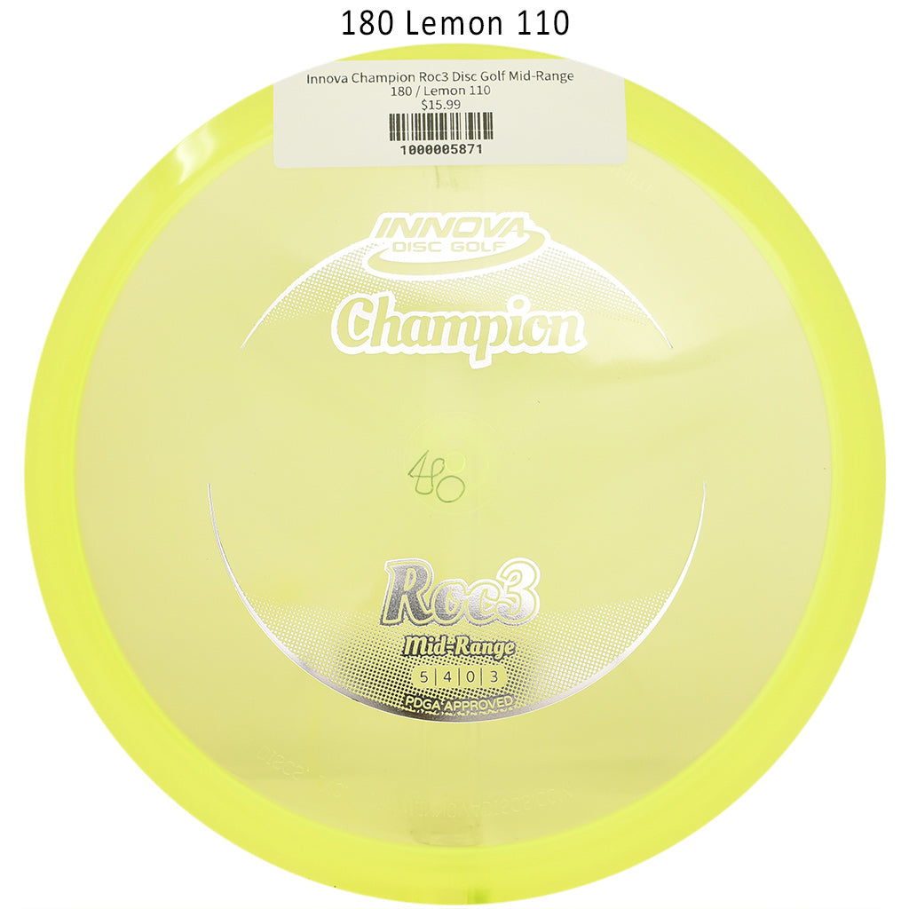 innova-champion-roc3-disc-golf-mid-range 180 Lemon 110