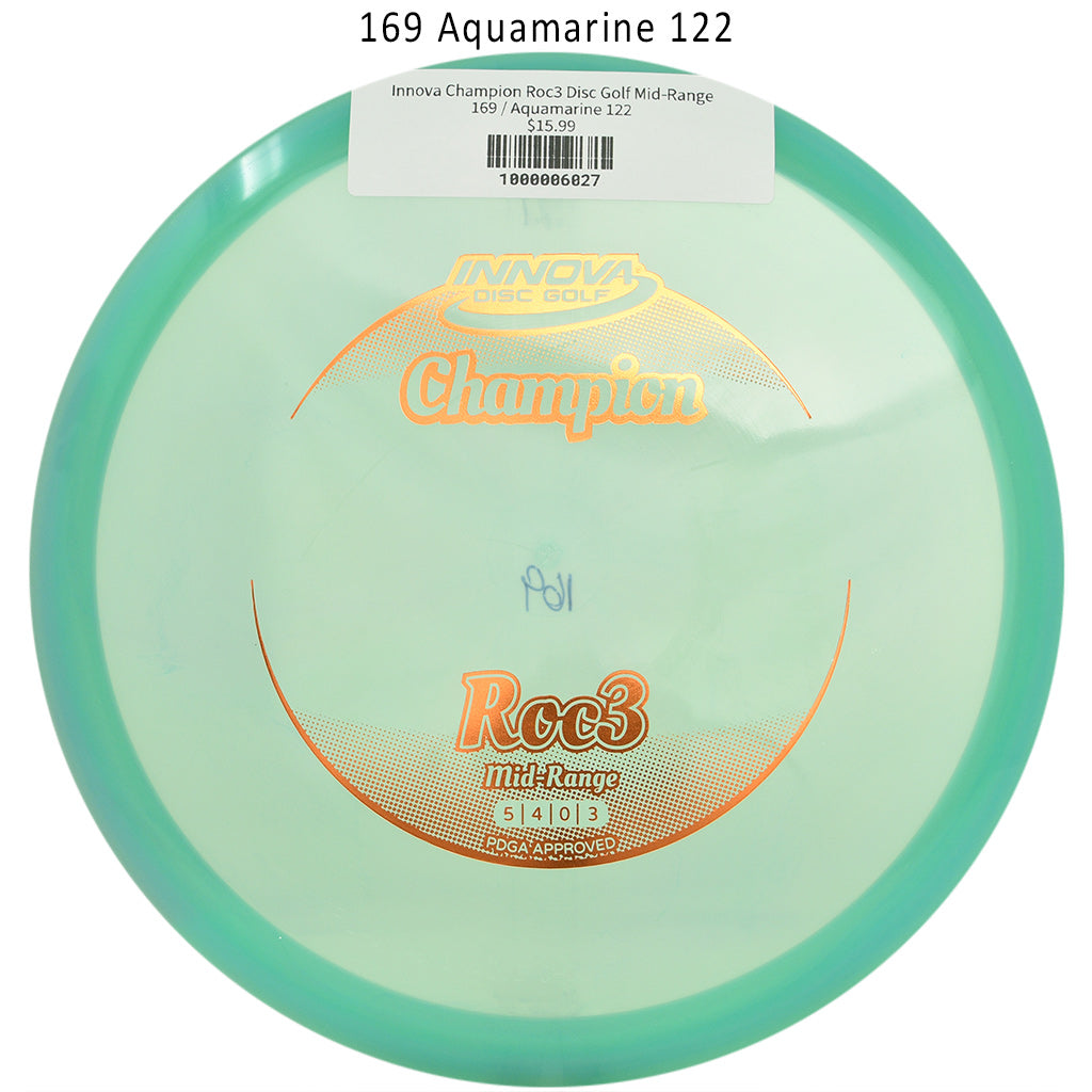 innova-champion-roc3-disc-golf-mid-range 169 Aquamarine 122 