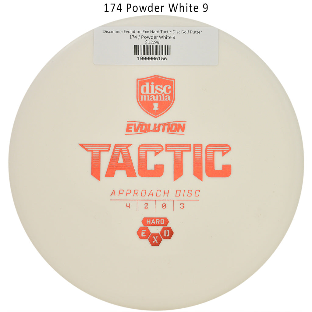 discmania-evolution-exo-hard-tactic-disc-golf-putter 174 Powder White 9