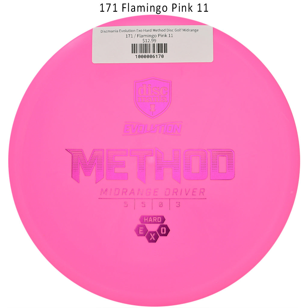 discmania-evolution-exo-hard-method-disc-golf-midrange 171 Flamingo Pink 11