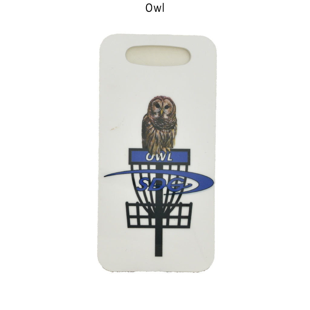sabattus-disc-golf-course-bag-tags-disc-golf-accessories Owl 