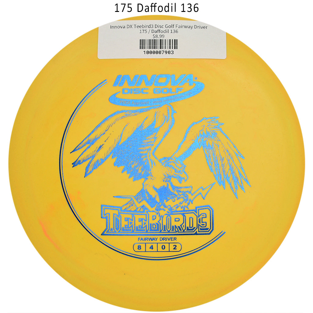 innova-dx-teebird3-disc-golf-fairway-driver 175 Daffodil 136