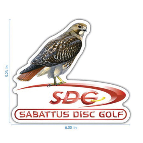 Sabattus Disc Golf Cutout Sticker Disc Golf Accessories
