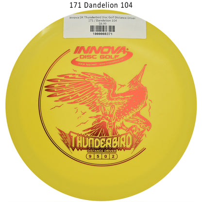 innova-dx-thunderbird-disc-golf-distance-driver 171 Dandelion 104 