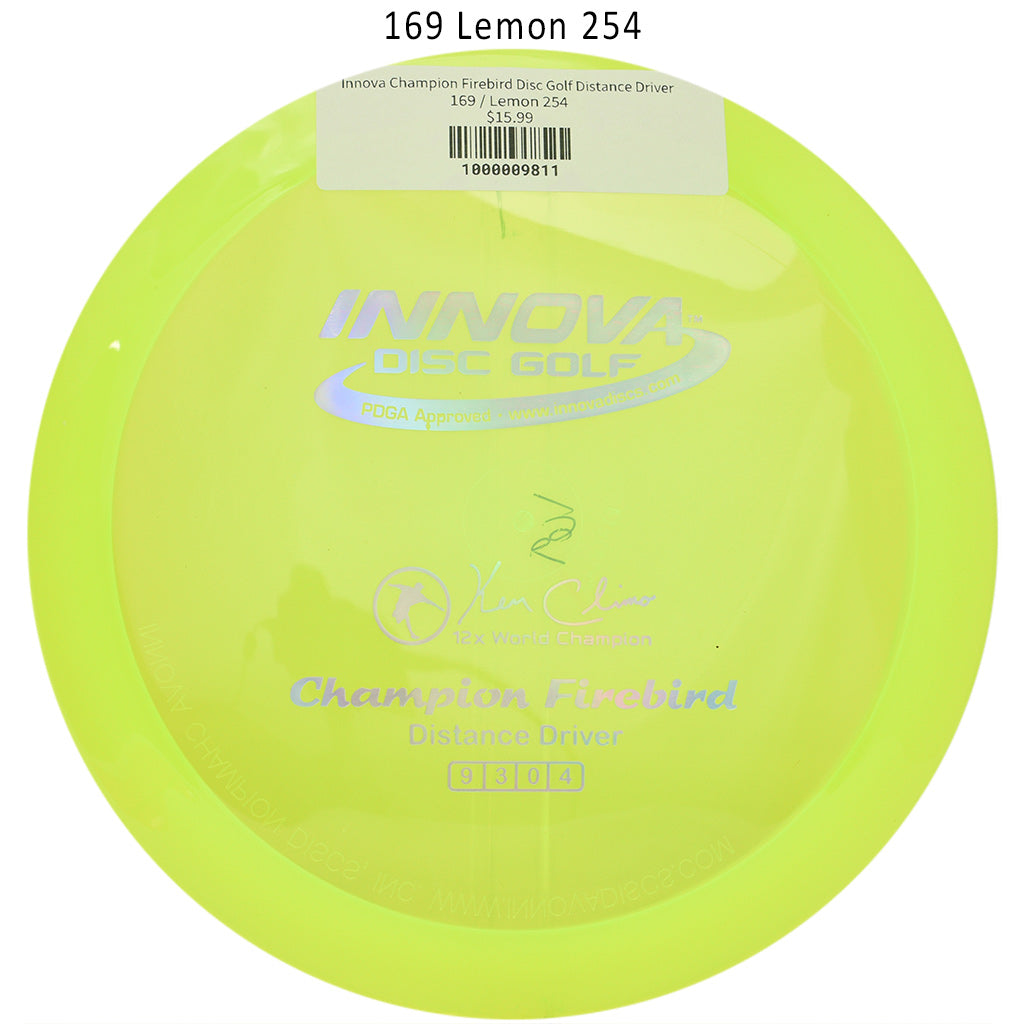 innova-champion-firebird-disc-golf-distance-driver 169 Lemon 254