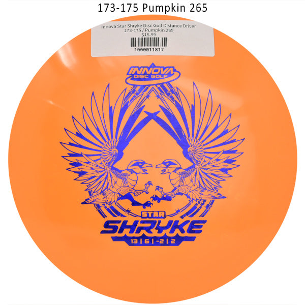 innova-star-shryke-disc-golf-distance-driver 173-175 Pumpkin 265