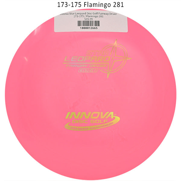 innova-star-leopard-disc-golf-fairway-driver 173-175 Flamingo 281