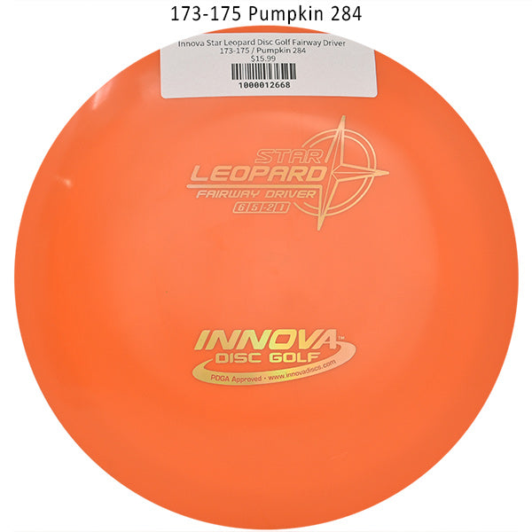 innova-star-leopard-disc-golf-fairway-driver 173-175 Pumpkin 284