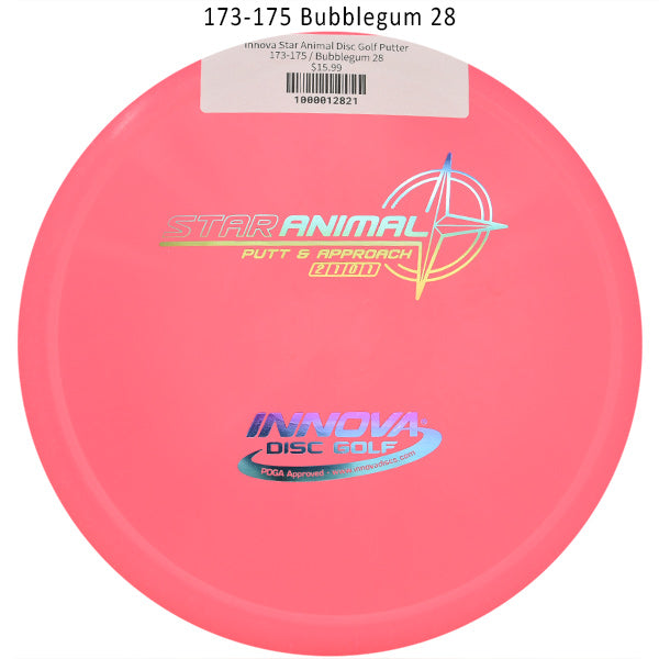 innova-star-animal-disc-golf-putter 173-175 Bubblegum 28