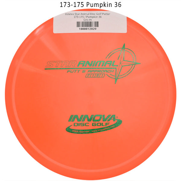 innova-star-animal-disc-golf-putter 173-175 Pumpkin 36