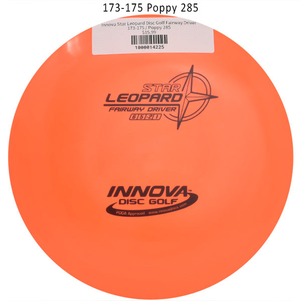 innova-star-leopard-disc-golf-fairway-driver 173-175 Poppy 285