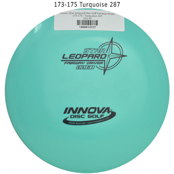 innova-star-leopard-disc-golf-fairway-driver 173-175 Turquoise 287